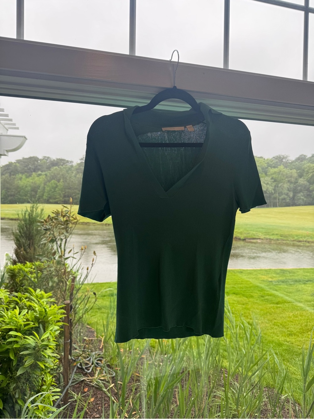 Boss Dark Green V-Neck Short Sleeve Tee